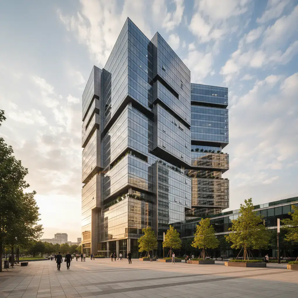 Modern corporate headquarters